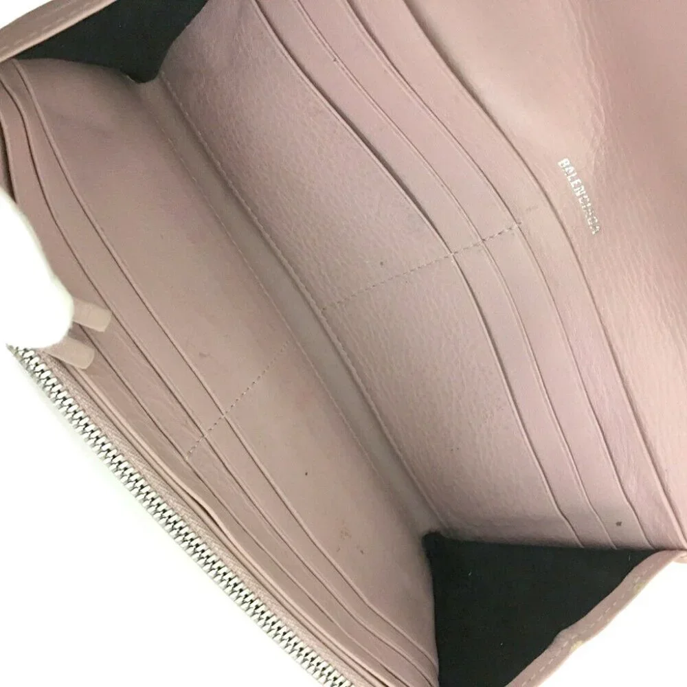 BALENCIAGA Paper Leather Long Bifold Wallet/2L1231 - Picture 6 of 8